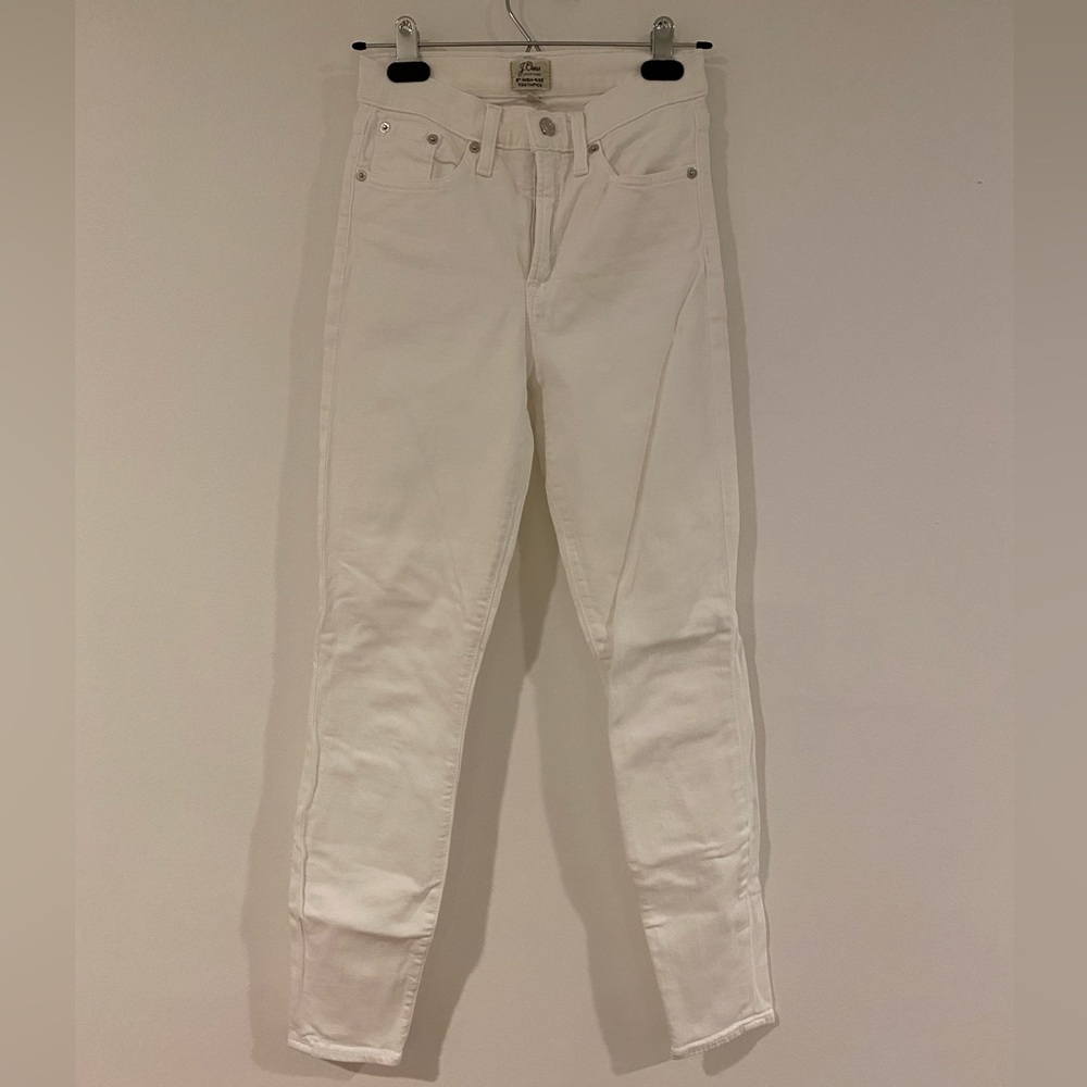 J. Crew 9” High-Rise Toothpick Jean